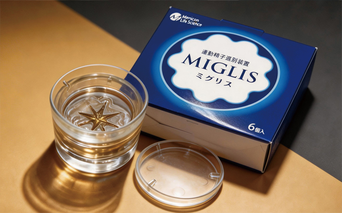 MIGLIS精子优选技术产品 MIGLIS精子优选试剂盒产品包装,日本英医院引进的先进精子筛选技术