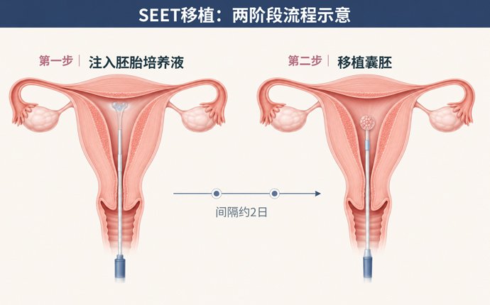 SEET移植技术两阶段流程示意